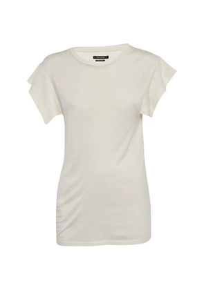 Isabel Marant Vintage flounced-sleeve top - Neutrals