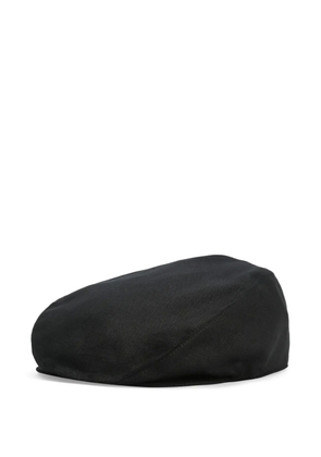 Dolce & Gabbana linen flat cap - Black