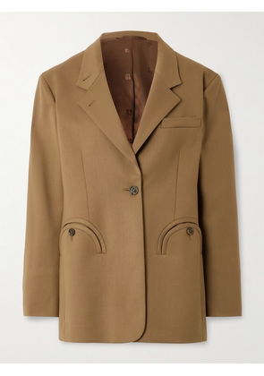 BLAZÉ Milano - Jay Daisy Wool-blend Twill Blazer - Brown - 00,1,2,3,4