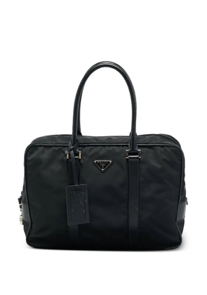 Prada Pre-Owned Saffiano leather laptop briefcase - Black
