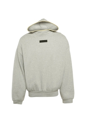 Fear Of God logo-patch hoodie - Grey