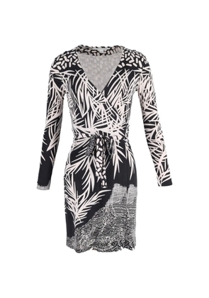 Diane Von Furstenberg Vintage Julian printed wrap dress - Black