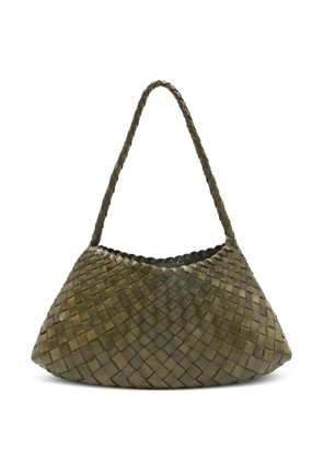 DRAGON DIFFUSION Rosanna woven tote bag - Green