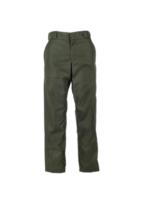 Prada Pre-Owned triangle-logo trousers - Green