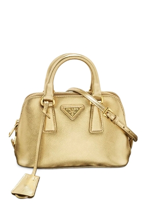 Prada Pre-Owned mini Promenade leather satchel bag - Gold
