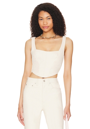 AFRM Remmie Bustier Top in Ivory. Size 1X. Also in XXL.