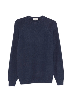 Agnona crew-neck sweatshirt - Blue