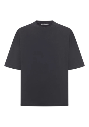 Palm Angels logo-embroidered T-shirt - Black