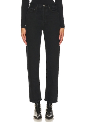 AGOLDE 90s Pinch Waist High Rise Straight Jeans in Black. Size 23. Also in 25, 26, 27, 28, 29, 30, 31, 32, 33, 34.
