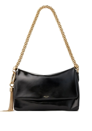 Jimmy Choo Callie flap chain-strap shoulder bag - Black
