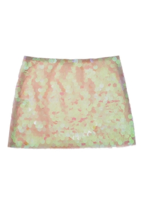 Helmut Lang sequin mini skirt - Green