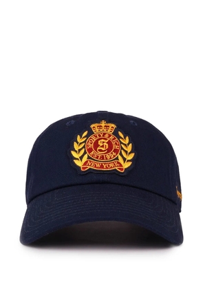 Sporty & Rich crest baseball cap hat - Blue