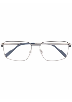 Cazal rectangular frame glasses - Silver