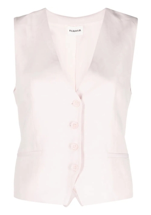 P.A.R.O.S.H. V-neck tailored waistcoat - Pink