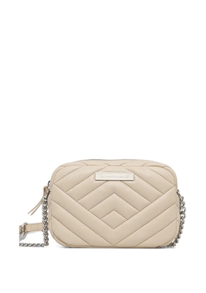 Armani Exchange quilted chain satchel - Neutrals