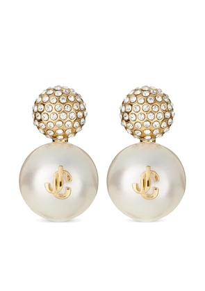Jimmy Choo Auri crystal-embellished earring - Gold