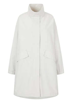 TOMBOY high-neck parka coat - White