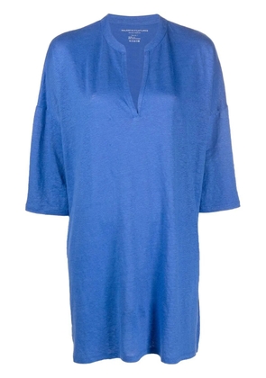Majestic Filatures three-quarter sleeve tunic top - Blue
