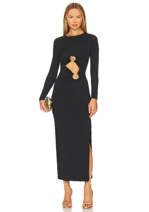 Bardot Neve Maxi Dress in Black. Size 10. Also in 12, 2, 4, 6, 8.