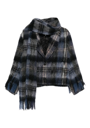 LOEWE plaid blazer - Blue