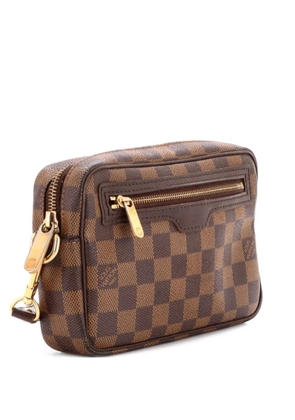 Louis Vuitton Pre-Owned Pochette Macao Damier clutch bag - Brown
