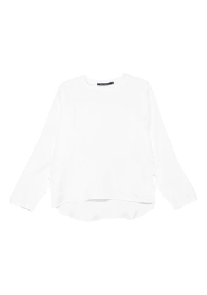 Sofie D'hoore long-sleeve satin blouse - White