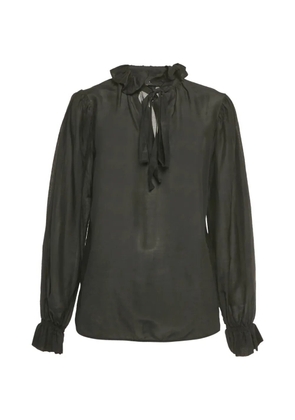 Etro Pre-Owned ruffle blouse - Black