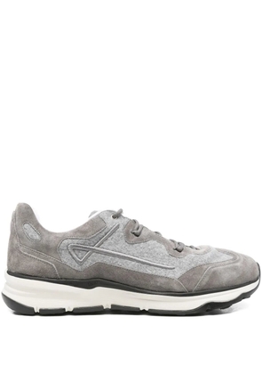 Herno suede panelled sneakers - Grey