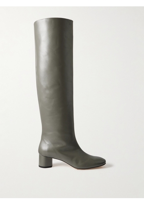 Aeyde - Willa Leather Knee Boots - Green - IT36,IT37,IT38,IT39,IT40,IT41,IT42