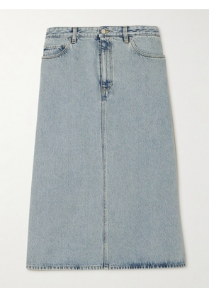 TOTEME - Organic Denim Midi Skirt - Blue - DK32,DK34,DK36,DK38,DK40,DK42