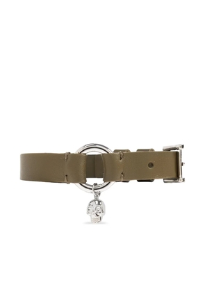 Alexander McQueen skull charm bracelet - Green