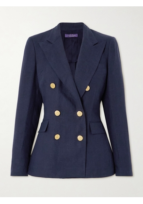 Ralph Lauren Collection - Camden Double-breasted Linen Blazer - Blue - US0,US2,US4,US6,US8,US10,US16