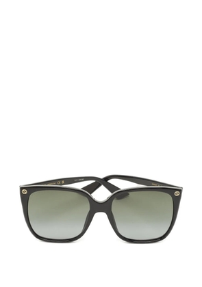 Gucci Pre-Owned acetate oversized sunglasses - Black