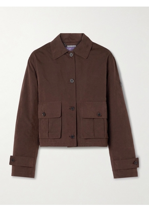 Ralph Lauren Collection - Katie Padded Brushed Cotton-blend Jacket - Brown - US0,US2,US4,US6,US8,US10,US12