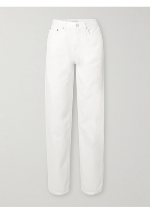 Loulou de Saison - Samur High-rise Straight-leg Organic Jeans - Ivory - 24,25,26,27,28,29,30,31,32