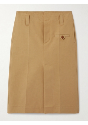 Bottega Veneta - Cotton-canvas Skirt - Brown - IT36,IT38,IT40,IT42,IT44