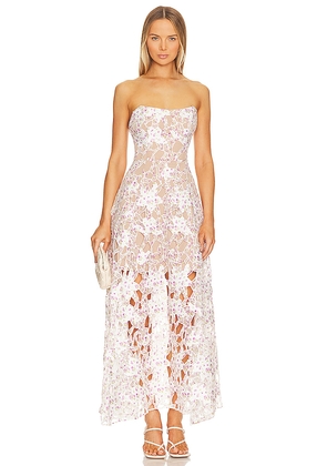 ELLIATT Connection Gown in White. Size L. Also in M.