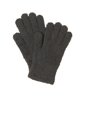 Barefoot Dreams CozyChic Gloves in Grey. Size L/XL. Also in S/M.