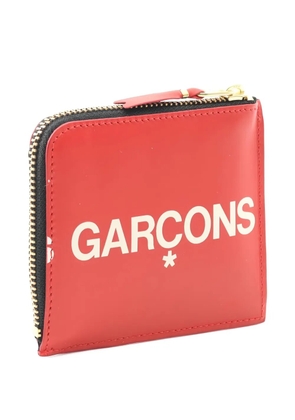 Comme Des Garçons Pre-Owned 2000s logo leather coin purse - Red