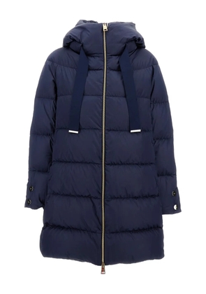 Herno A-shape hooded puffer coat - Blue