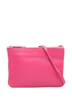 Celine Pre-Owned 2000s trio small leather shoulder bag - Pink