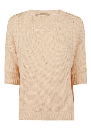 Nuur crochet-knit top - Neutrals