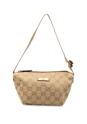 Gucci Pre-Owned 2000-2015 GG Canvas Web shoulder bag - Brown