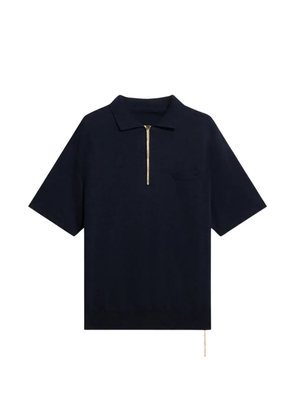 Fortela LAIGHT zip pocket polo shirt - Blue