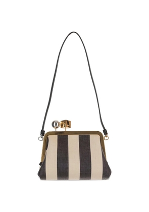 Jacquemus Berlingot striped shoulder bag - Neutrals