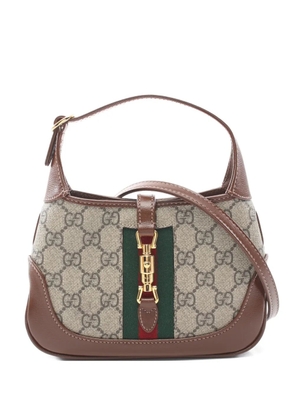 Gucci Pre-Owned 1920s Jackie GG Supreme handbag - Neutrals