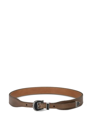 Fortela fang leather belt - Brown