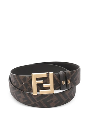 Fendi Pre-Owned FF-buckle belt - Brown
