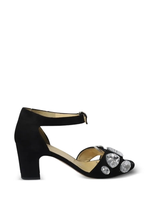 Bionda Castana crystal-embellishment sandals - Black