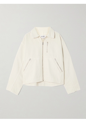 RE/DONE - Cotton-twill Jacket - Cream - x small,small,medium,large